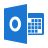Outlook Calendar icon in Color style